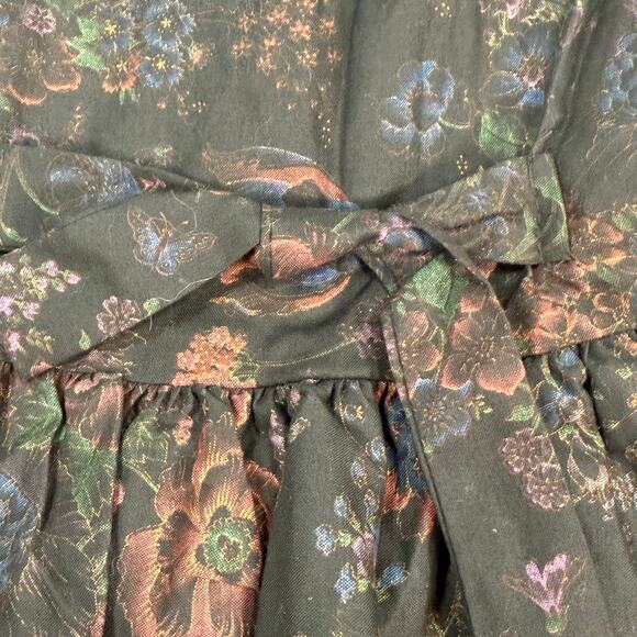 Vintage 90s Amy Too! Byer California Girls 12 Floral Party Dress Puff Sleeve - Picture 9 of 9